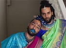 Two Boys in Saris