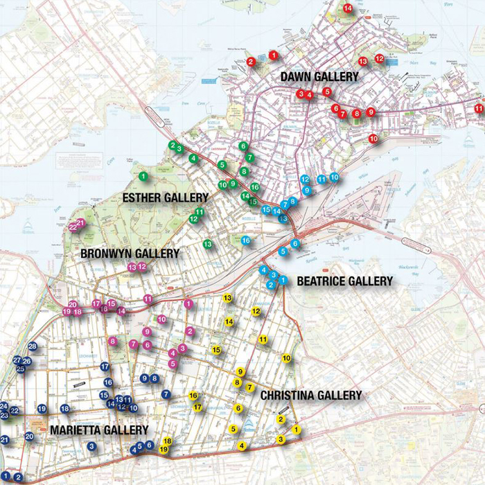 Public art map leichhardt balmain