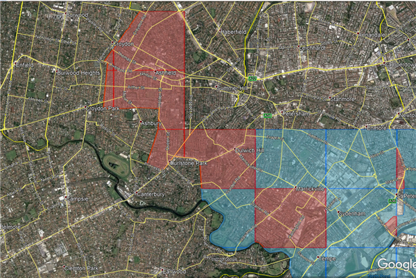 Inner West council area operations