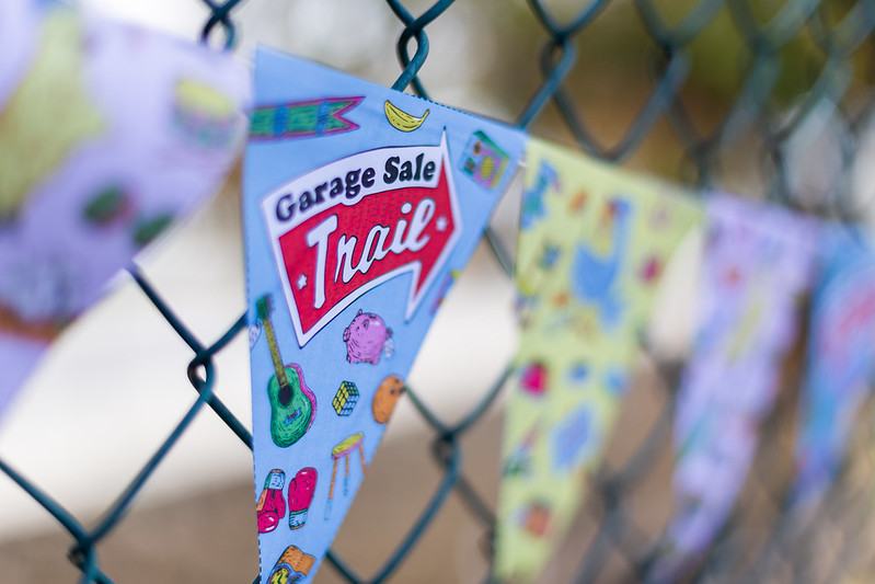 Garage Sale Trail bunting