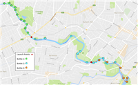 Cooks river map