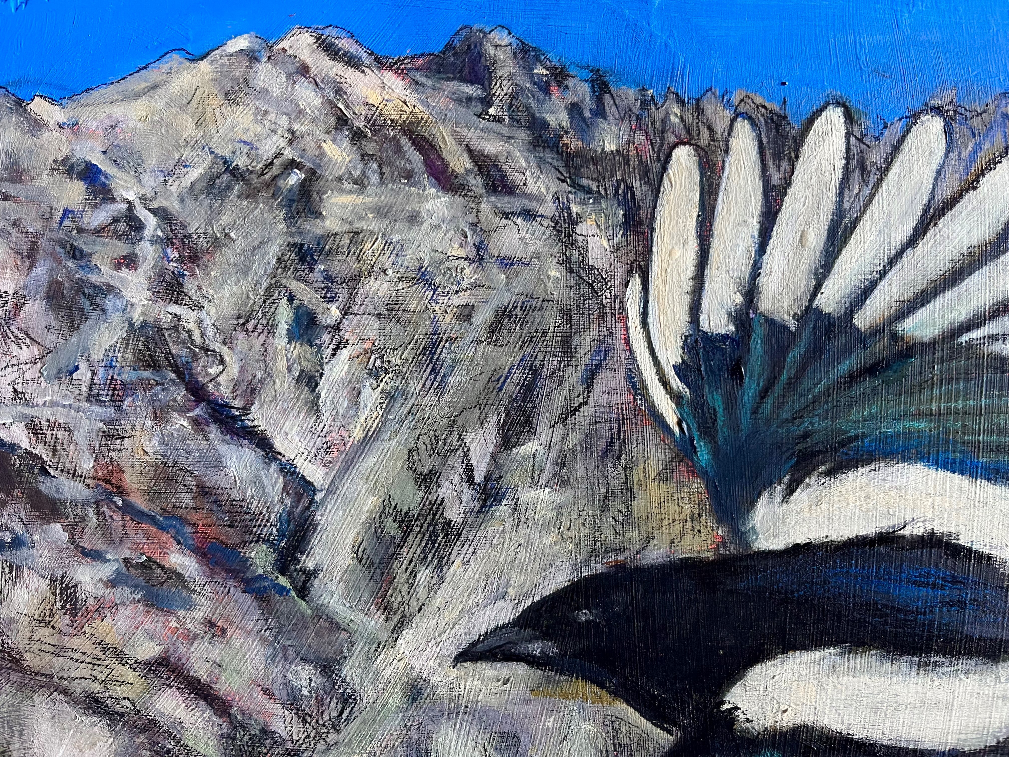Magpie Over Indus (detail) — Samantha Tidbeck
