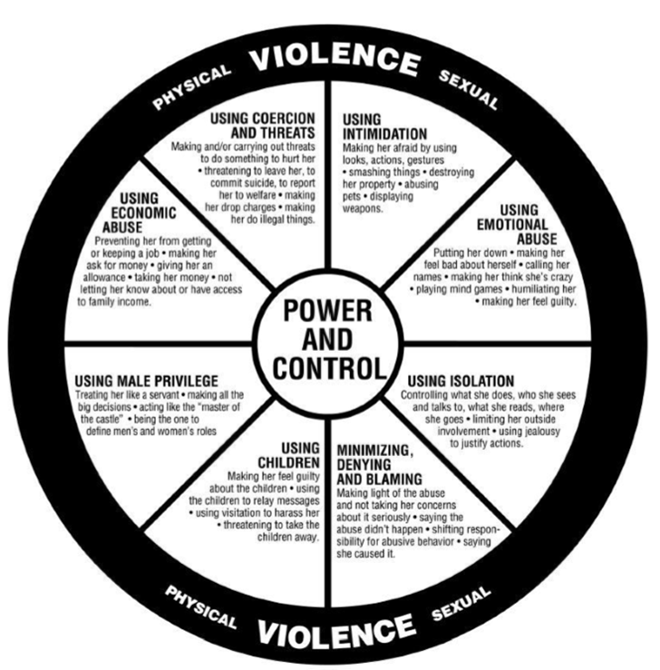 Domestic violence info chart 