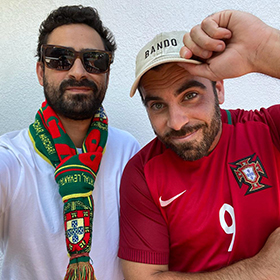 two men in hats