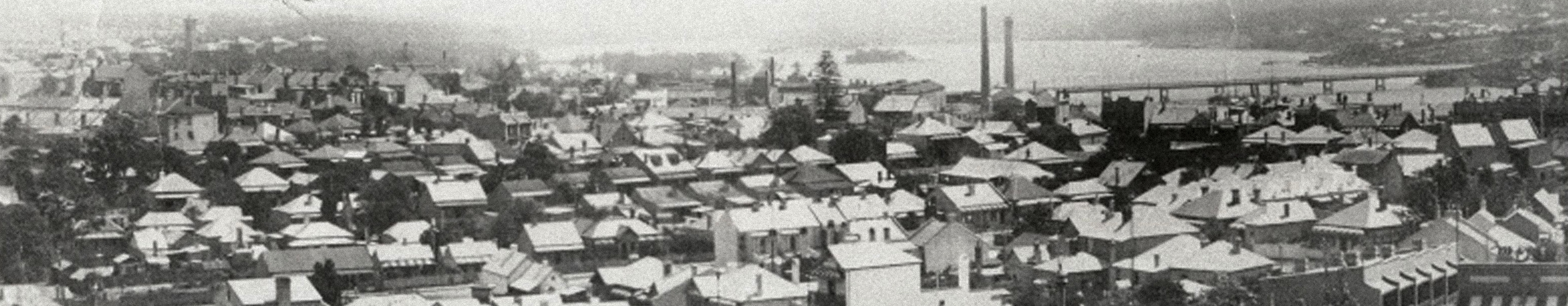 Historical aerial photograph of Inner West area
