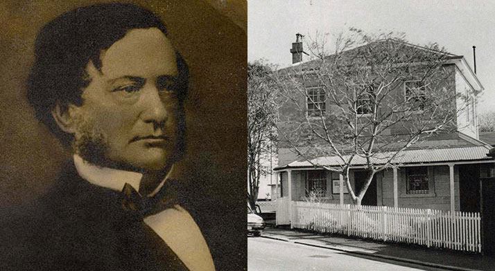 Edmund Blacket left watchouse right