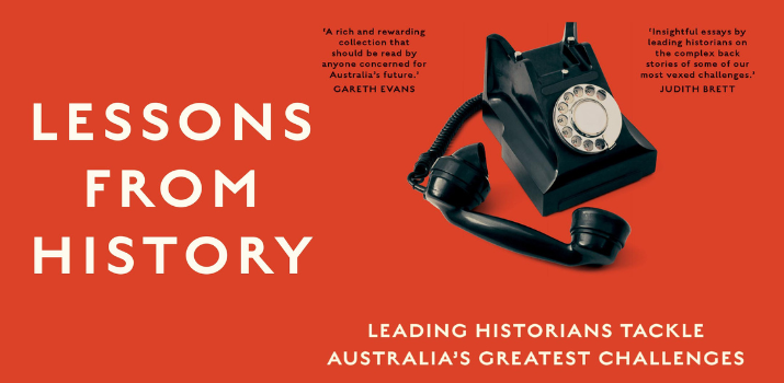 Lessons from history book cover