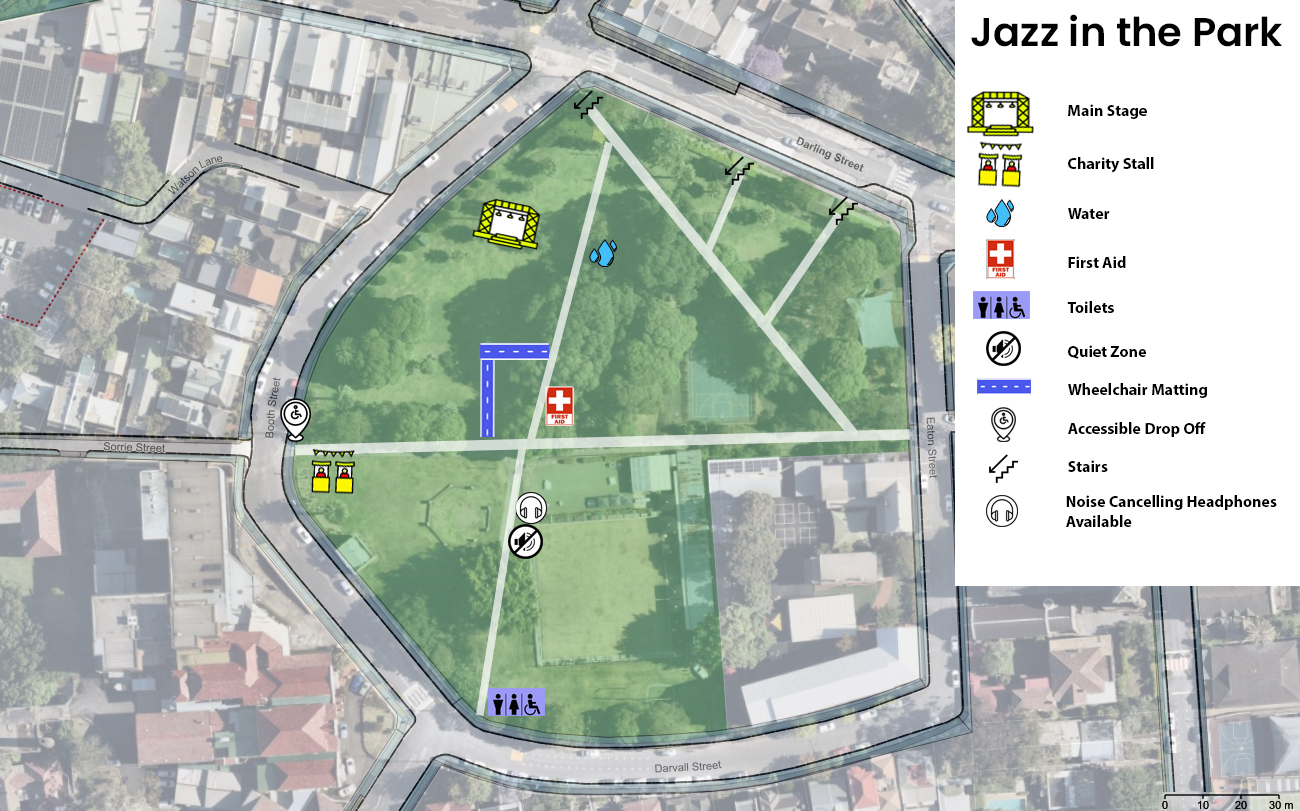 A Map of gladstone park