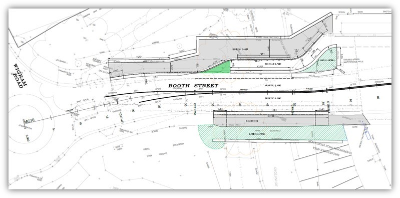 Map of Booth Street Bridge - JOing Proejct with City of Sydney Jan 202