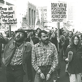 01 Post Saturday 24 June 1978 Mardi Gras demonstration
