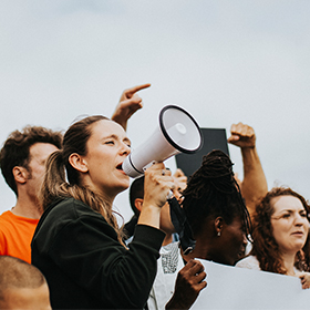 A group of protestors