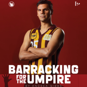 Barracking for the umpire by Andrea Gibbs