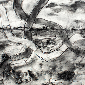 Carmel Byrne charcoal image