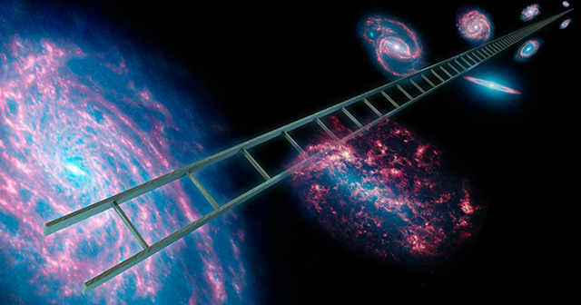 Cosmic Ladder image credit NASA JPL Caltech