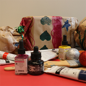DIY gift wrapping