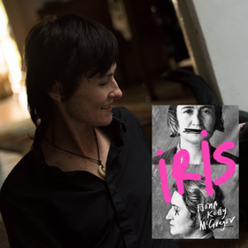 Fiona Kelly McGregor with her book Iris