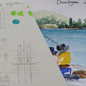 Gail and Nicole sketchbooks