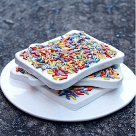 Clay fairy bread