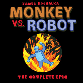 Monkey vs Robot by James Kochalka
