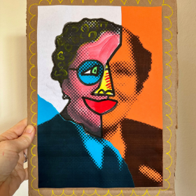 Pop art portrait workshop