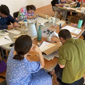 Scratchboard foam workshop
