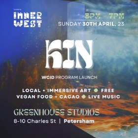 tile with event information for Kin launch