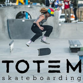 Female skater totem
