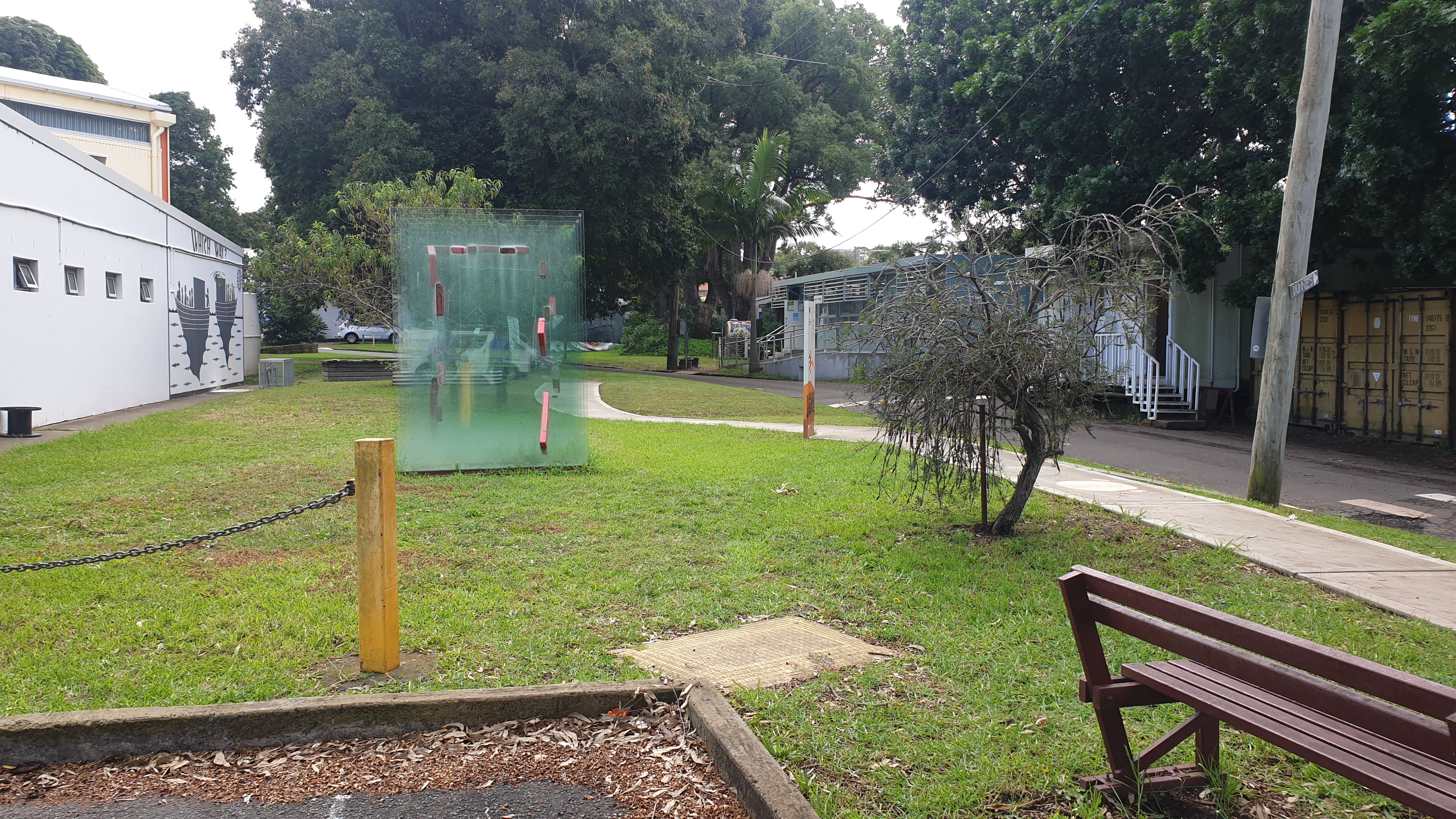 Addison Road - Bio Retention path site