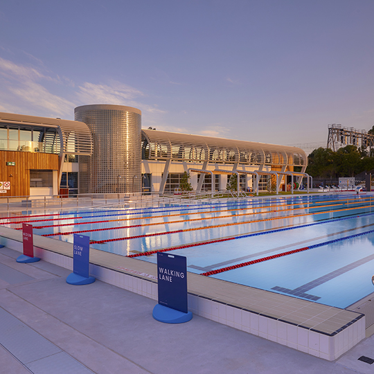 Ashfield Aquatic Centre Evening -