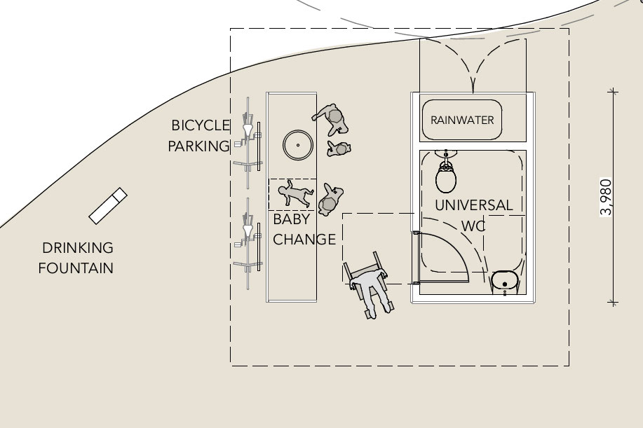 Bridgewater Park new public accessible toilet block