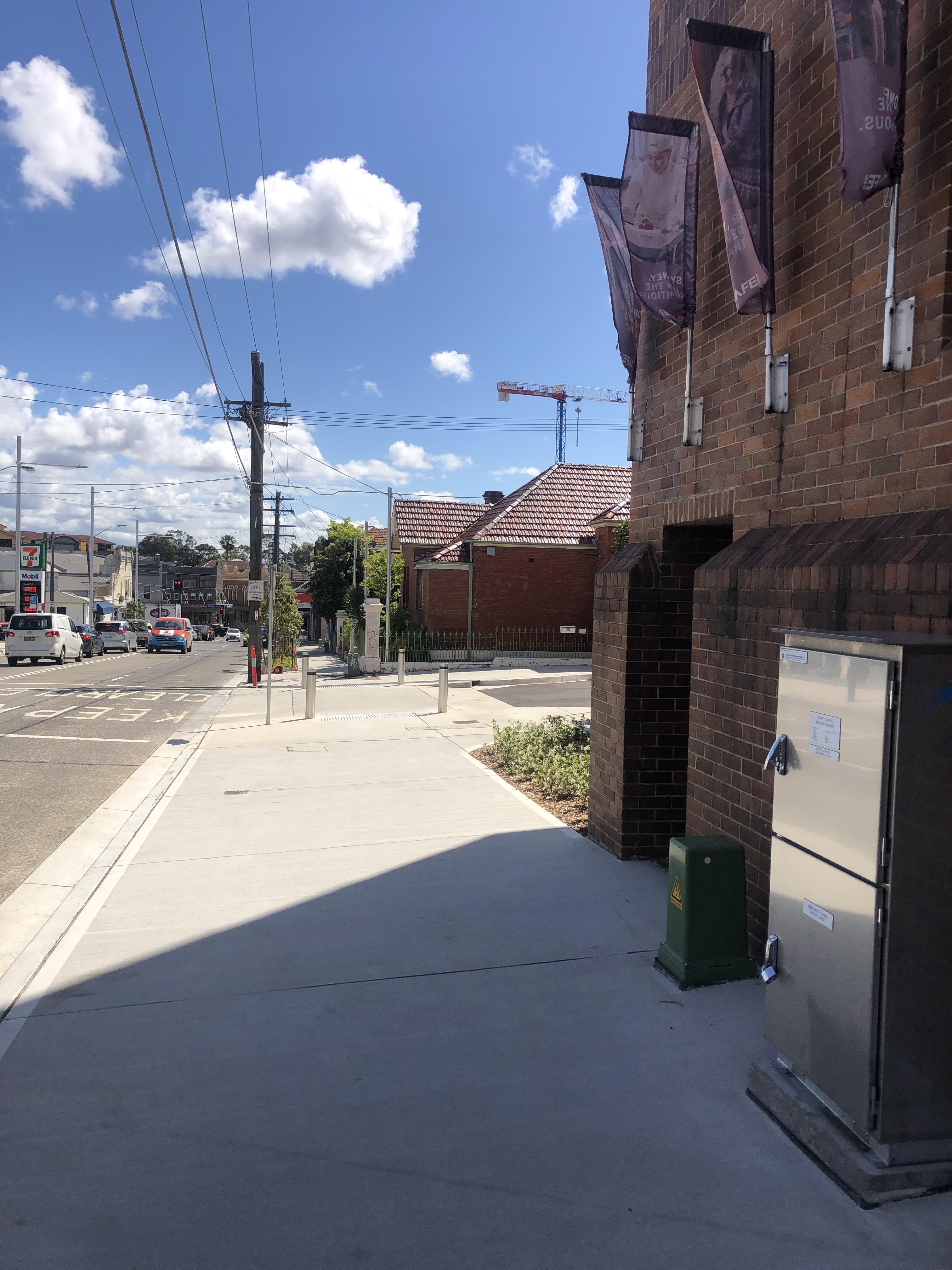 Crystal Street - Outside of TAFE  Progress