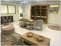 Globe internal fitout rooms cosy