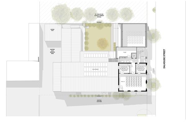 Proposed level 1 floor plans Haberfield centre and library