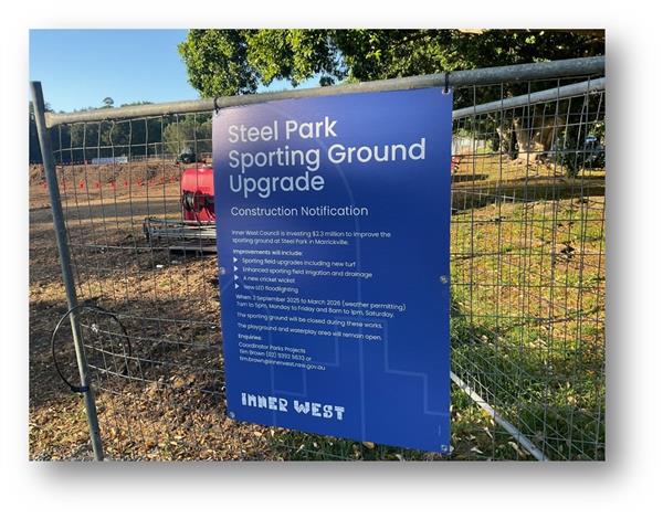 Steel Park Sporting Upgrade