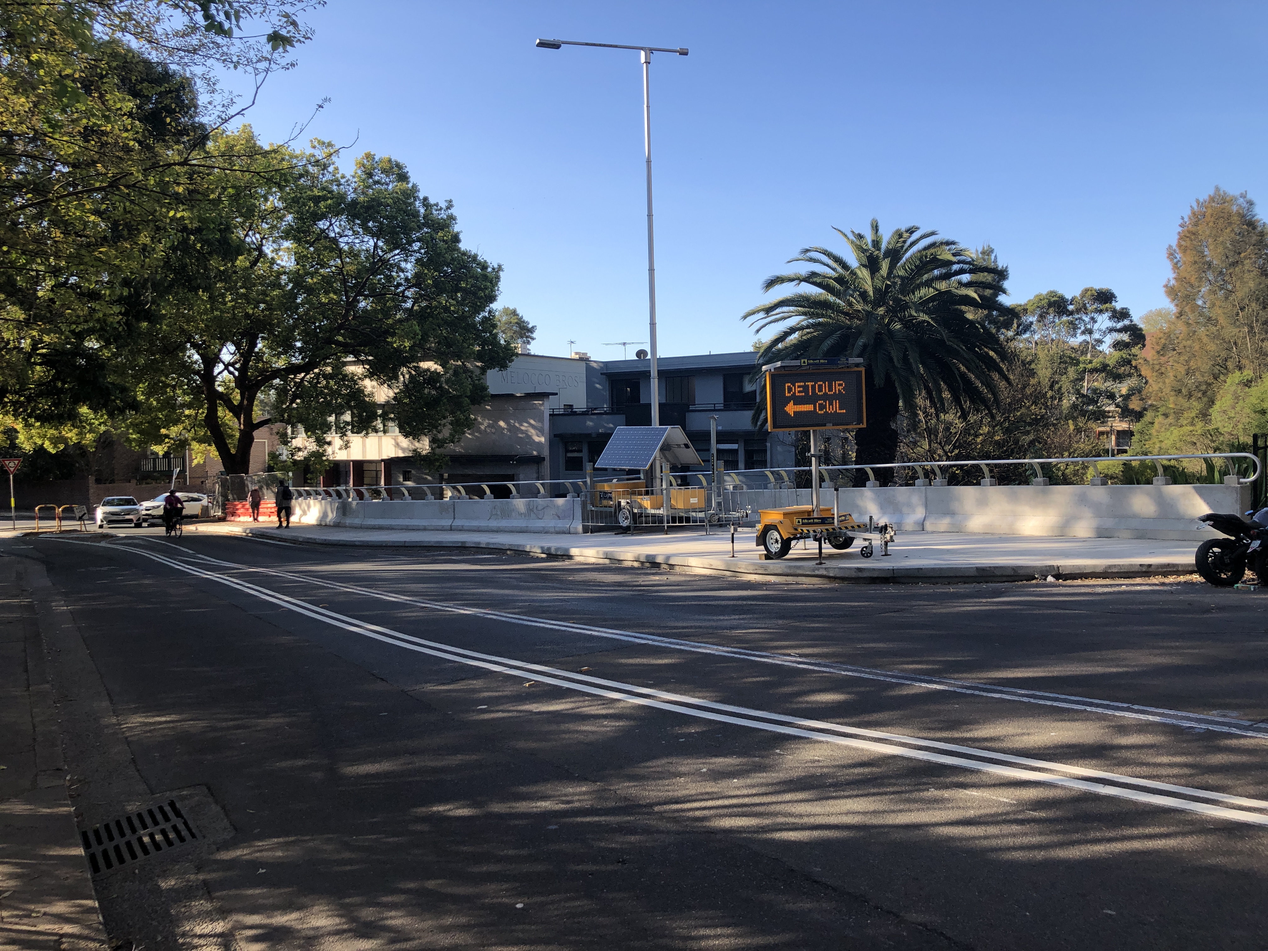 Booth Street Bridge - road