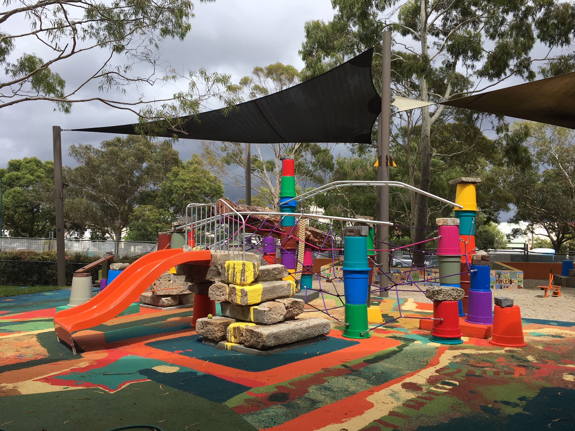 Buckets Playground - Pioneer Park Leichhardt Long View