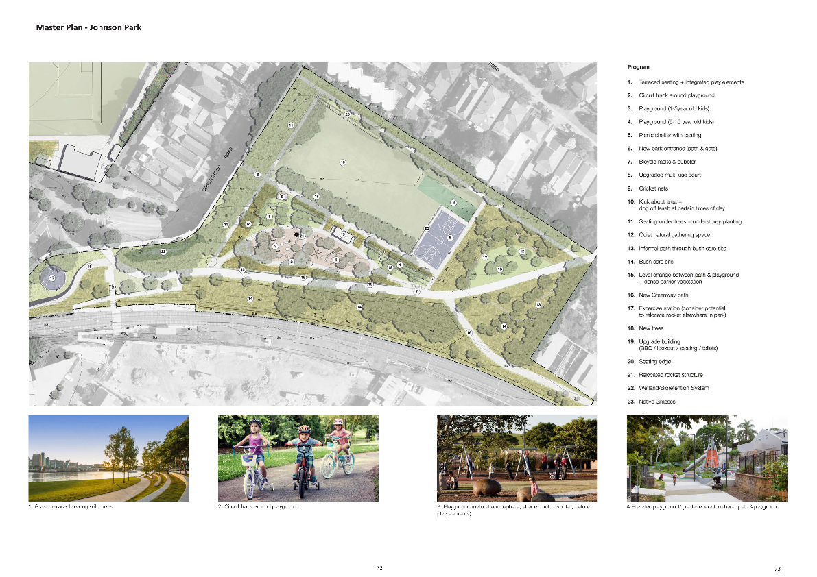 Johnson Park upgrade- Artist impression