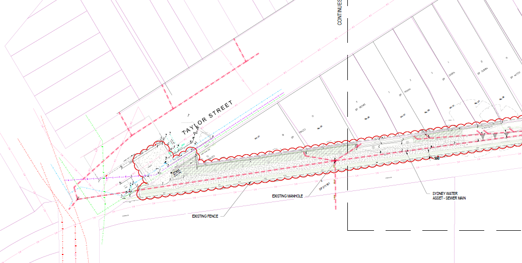 Johnstons Creek Plan - Taylor Street