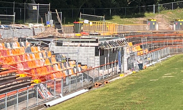 Leichhardt Oval No.1 progress photo