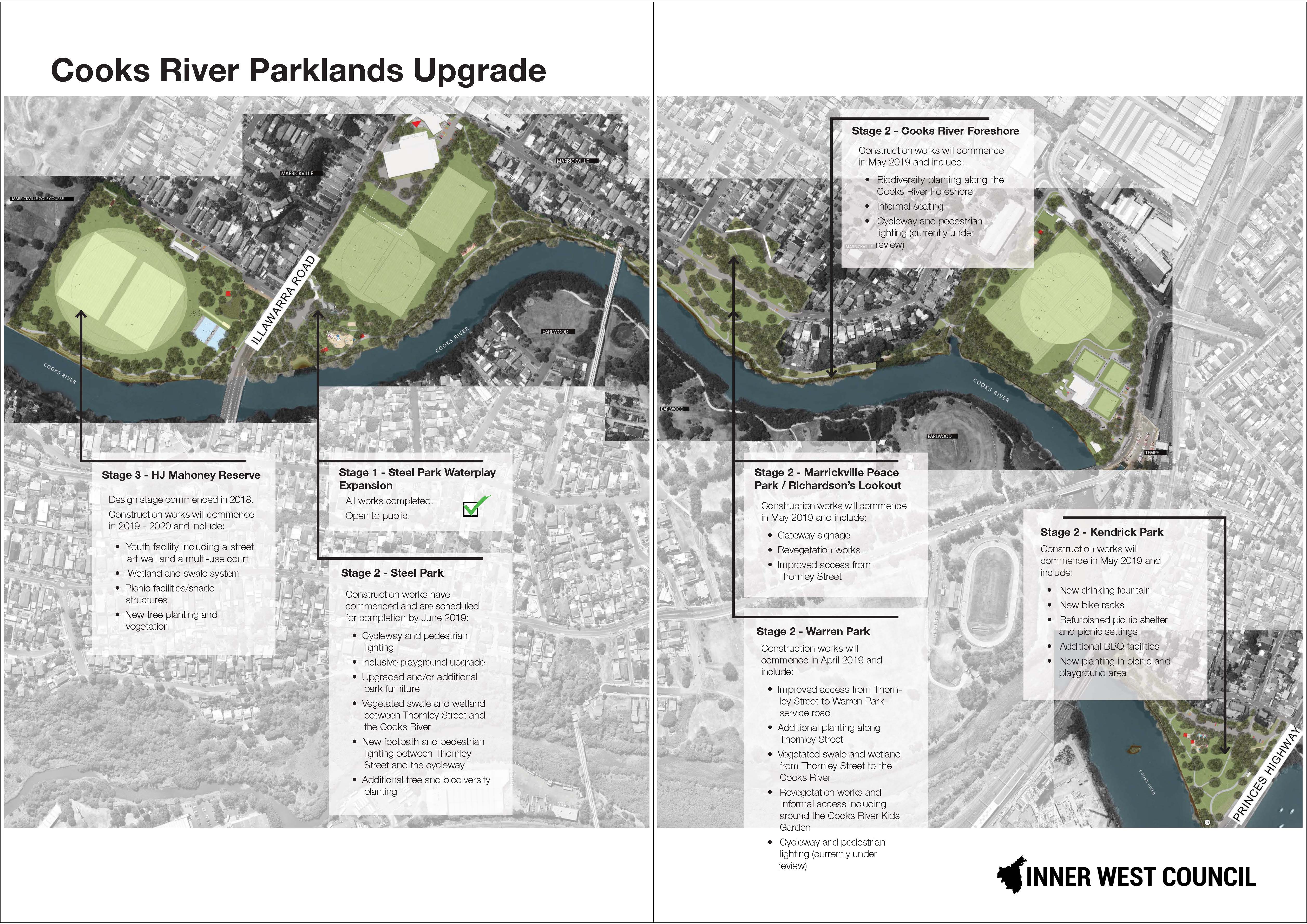 Map of Works March 2019 