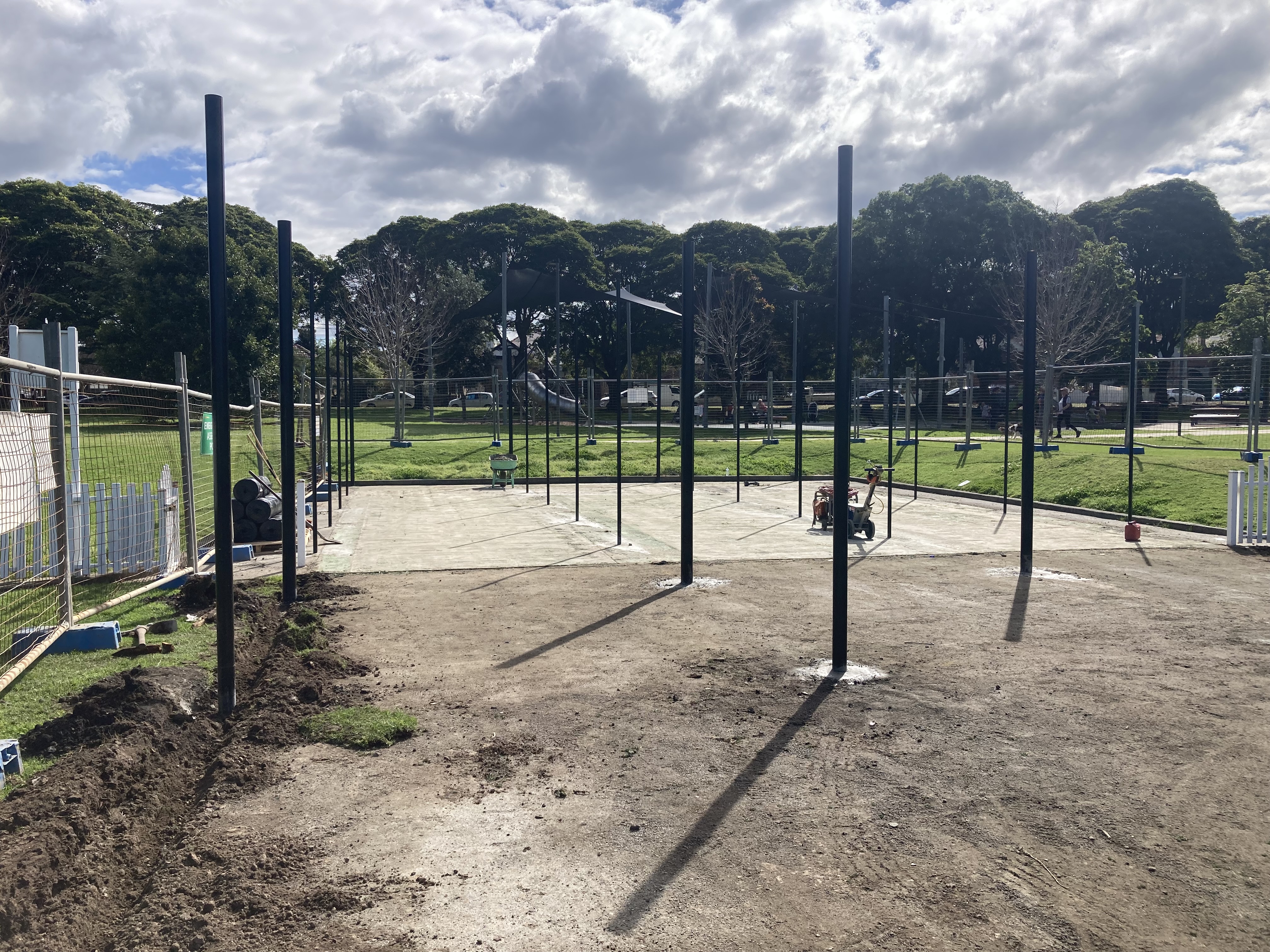 Marrickville Park Progress Photos Cricket Facility (2)