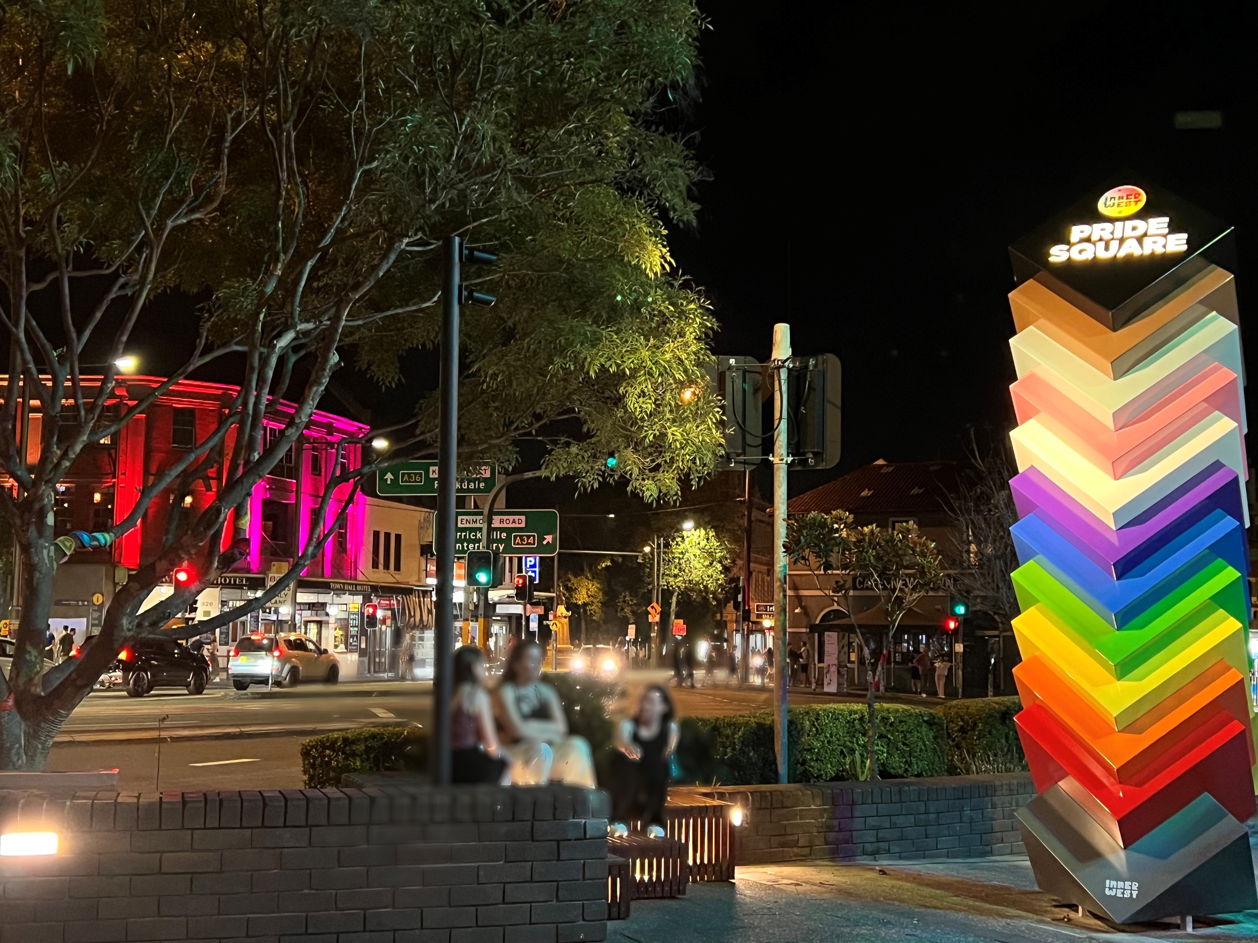 Night Photo Pride Square