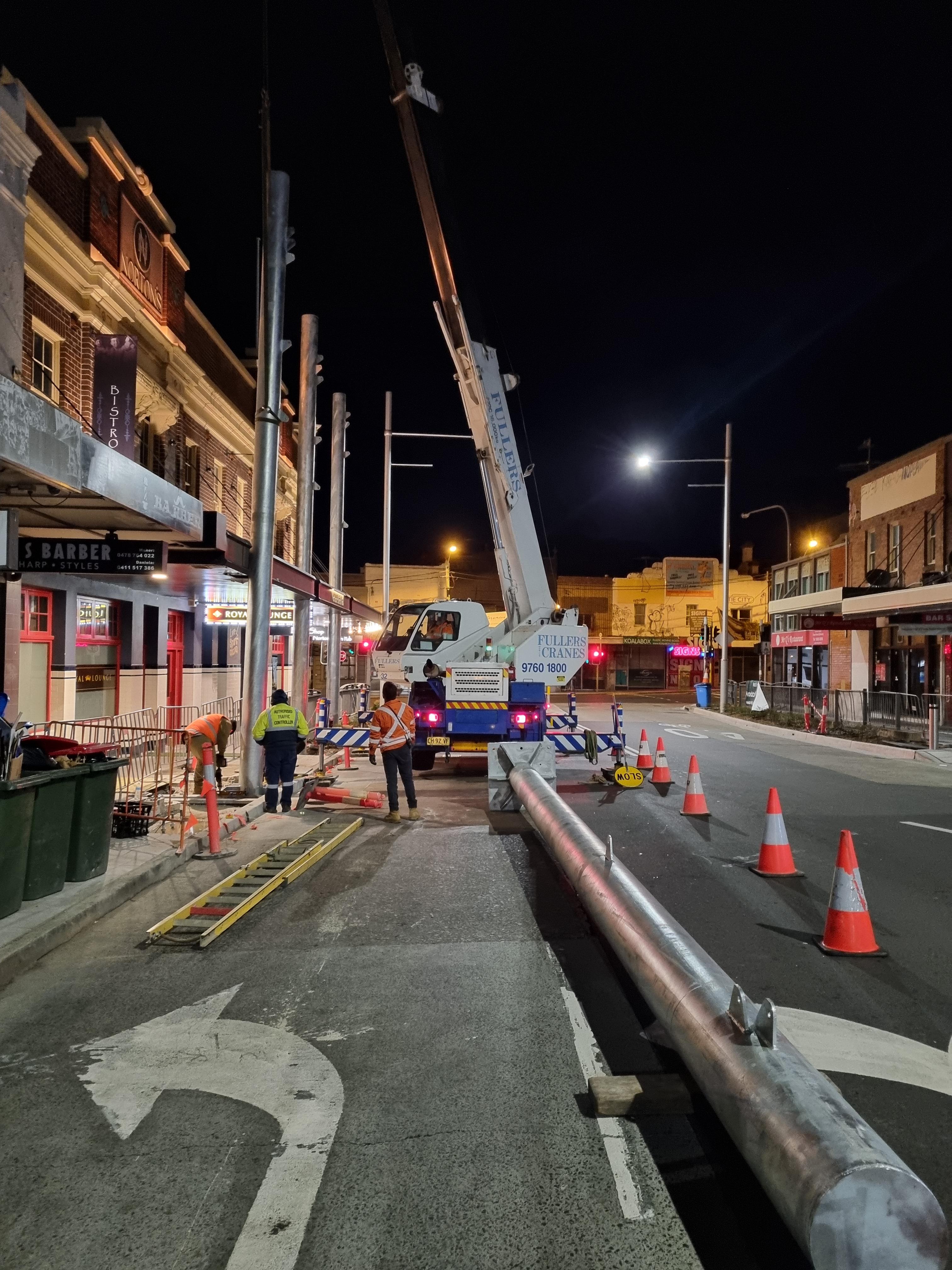 Norton Street works in progress for Art Installation