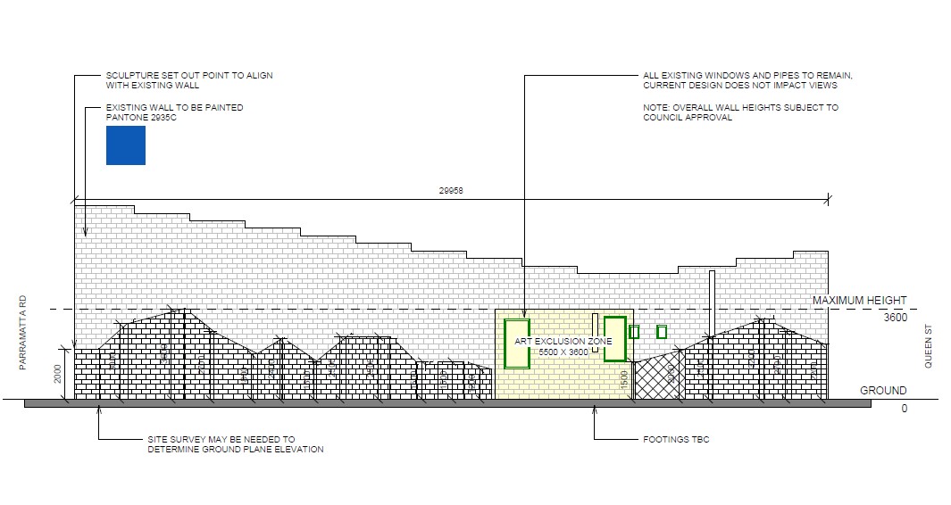 Petersham St Plaza Art Layout