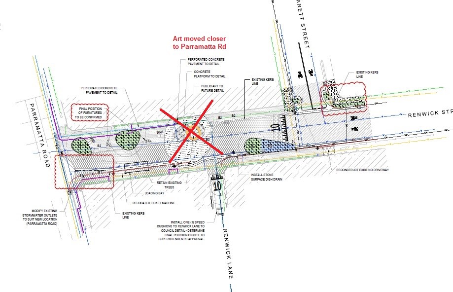 Renwick street - Leichhardt- Design Map