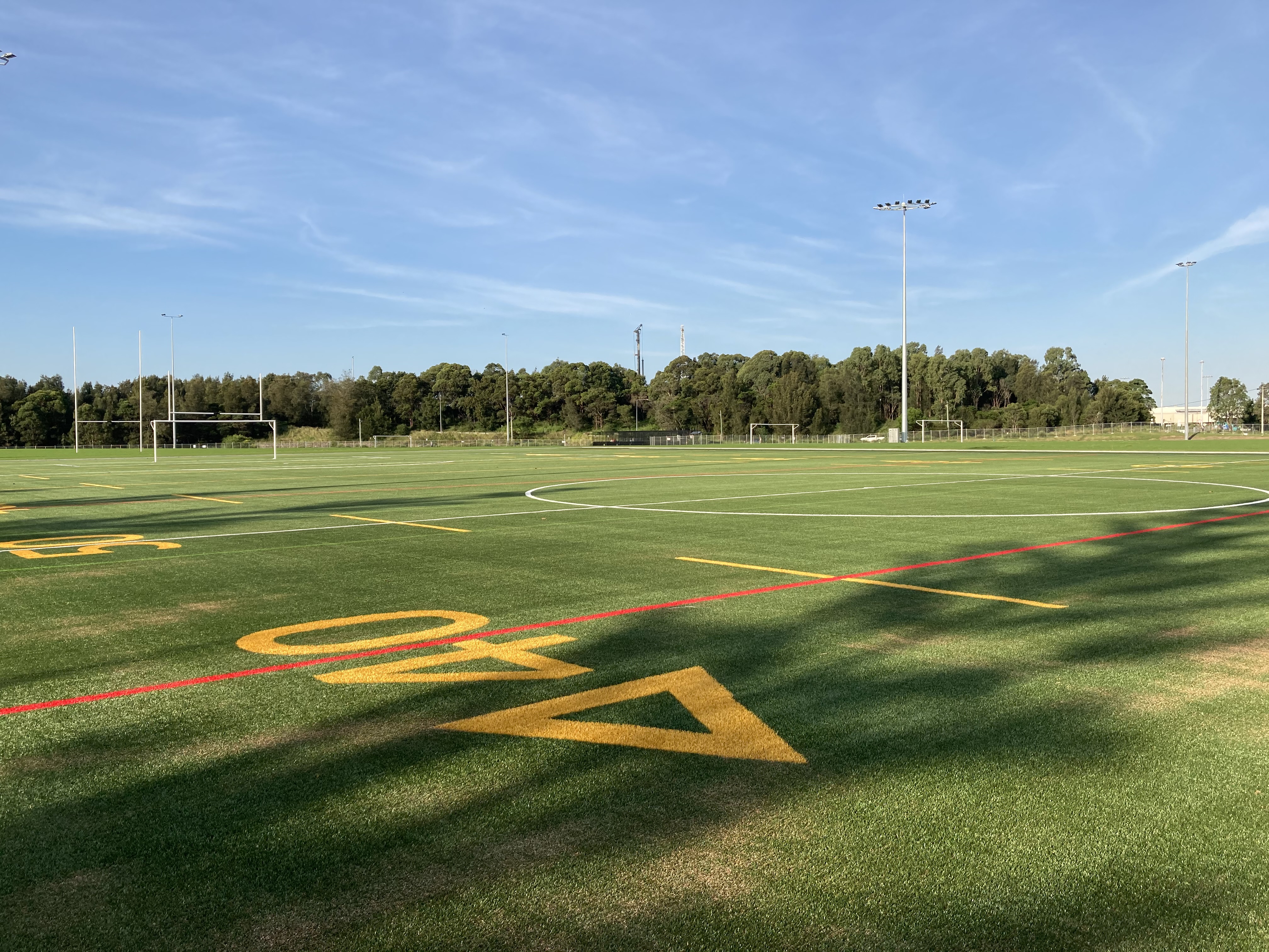Tempe - sports field completed 2