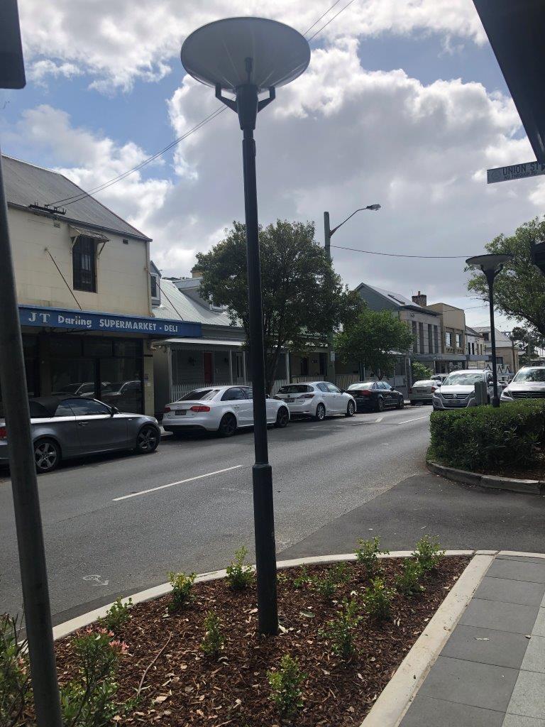 Balmain East - Union and Darling - outside pub showing new pavement