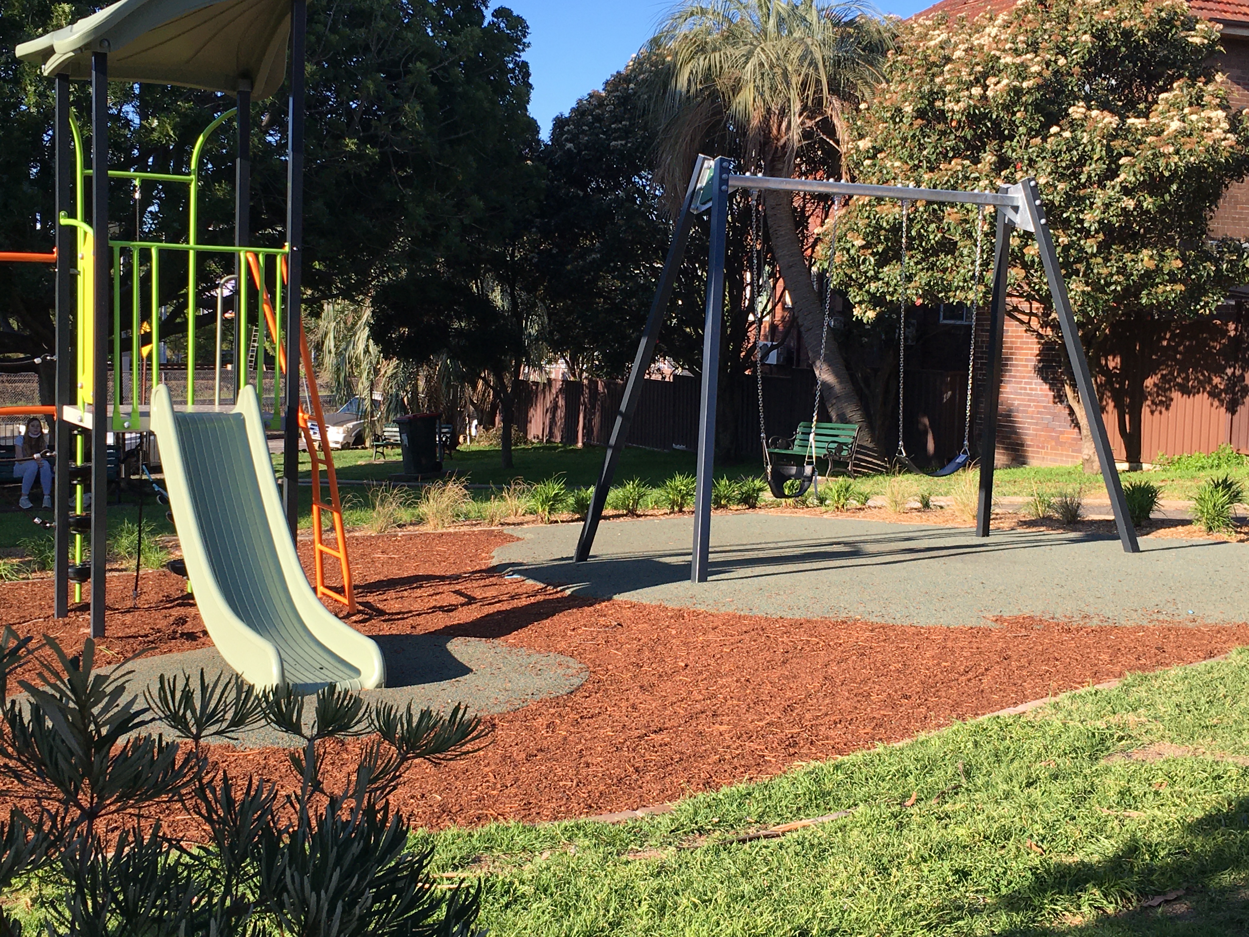 Crammond Playground - showing the whole park