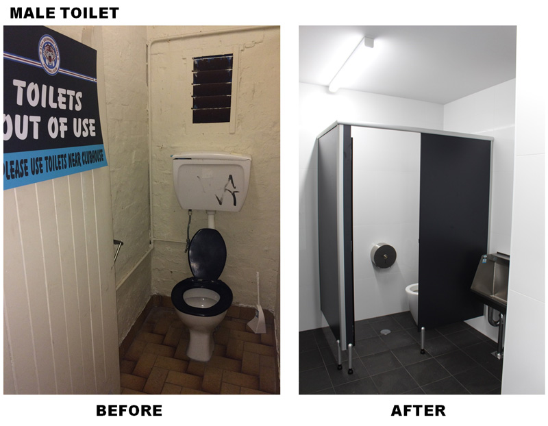 Lambert Park toilet block upgrade work