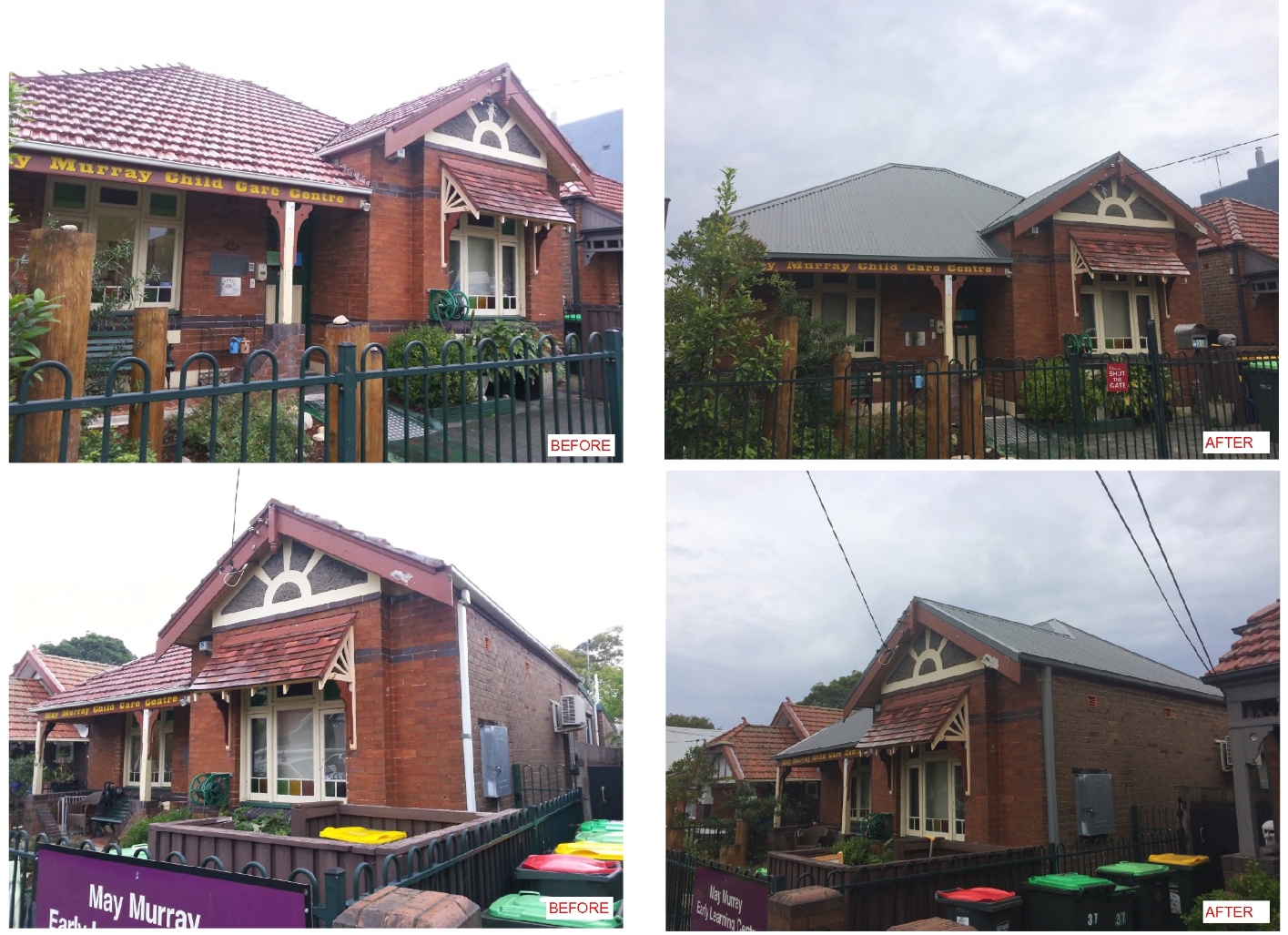 May Murray childcare centre roof replacement